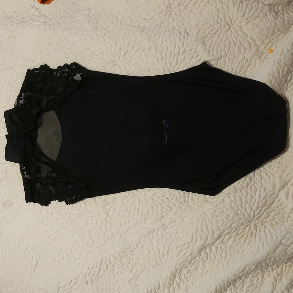 Ballet Rosa black leotard size small